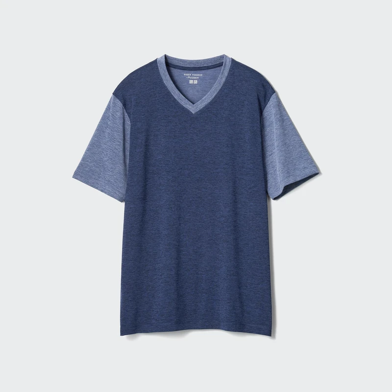 Roger Federer by JW ANDERSON DRY-EX快乾V領T恤,NT$590。