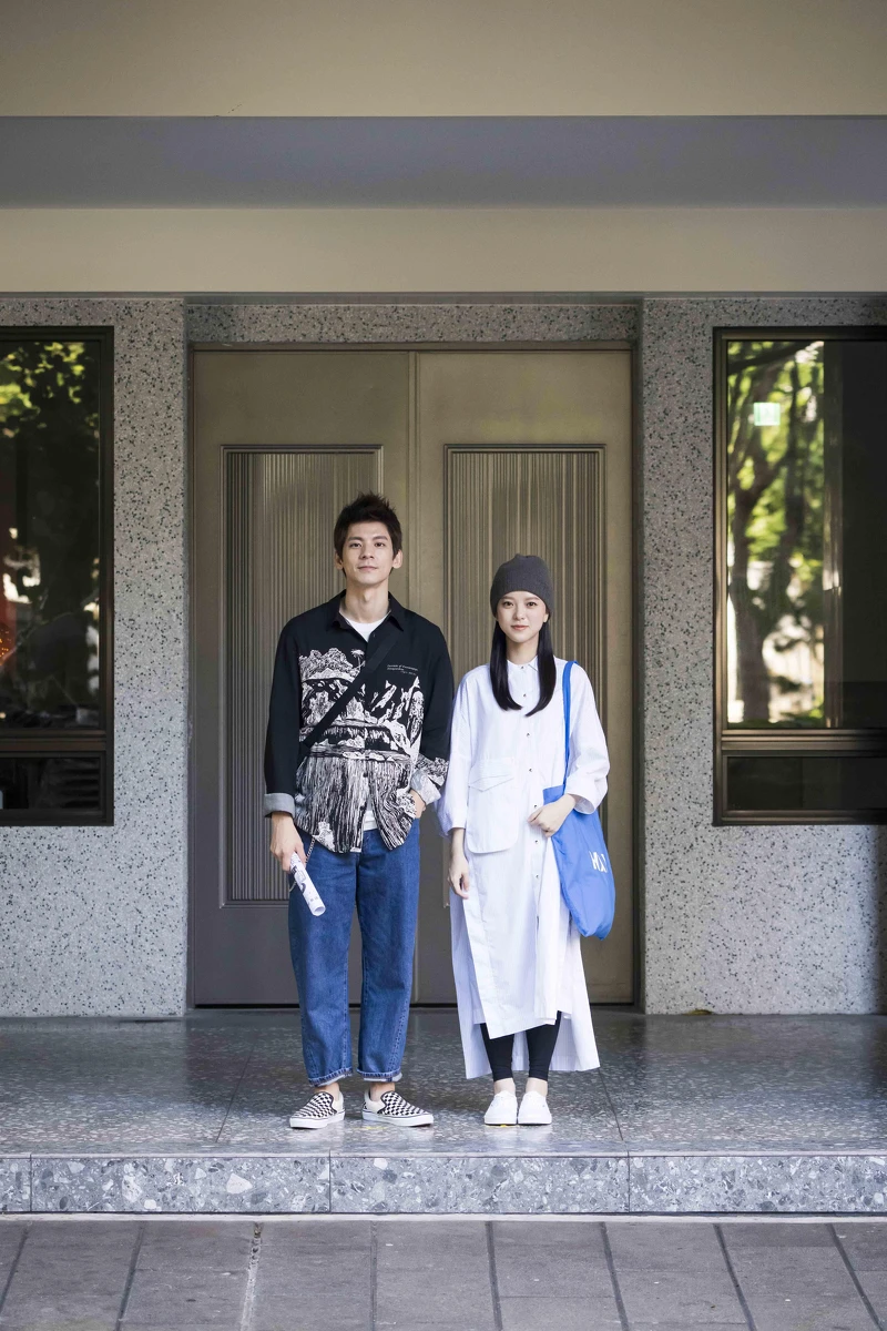 《愛的噩夢》中，林柏宏（左）與項婕如有許多親密對手戲