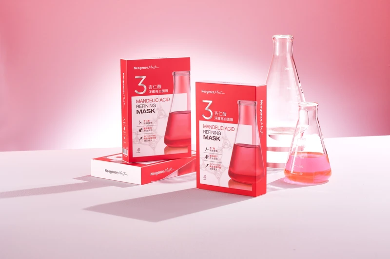 Neogence霓淨思3高機能面膜系列- 杏仁酸淨膚亮白面膜一盒五入,NT399 Neogence霓淨思3高機能面膜系列- 杏仁酸淨膚亮白面膜一盒五入,NT399