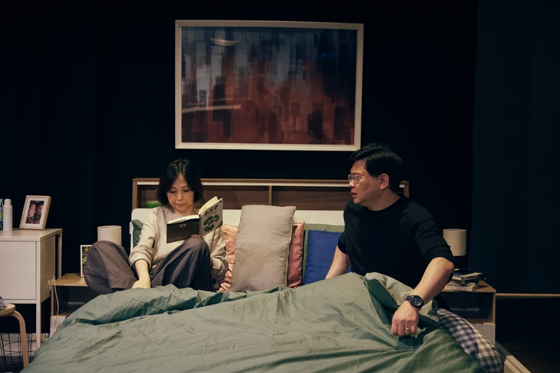 《婚內失戀》演員杜思慧(左)和吳世偉將延續2022年演出時的默契,再度詮釋結婚30年的老夫老妻。 《婚內失戀》演員杜思慧(左)和吳世偉將延續2022年演出時的默契,再度詮釋結婚30年的老夫老妻。