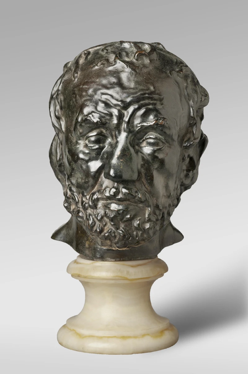 Mask of the Man with the Broken Nose。photo © 2024 Rodin Museum。