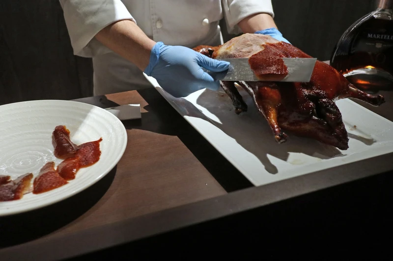 「廣式片皮鴨」。 「廣式片皮鴨」。