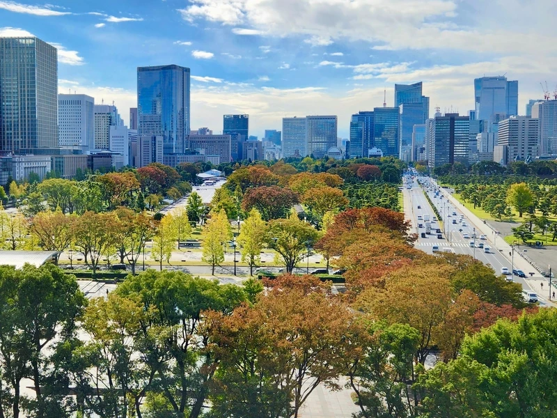 飯店景色遼闊。