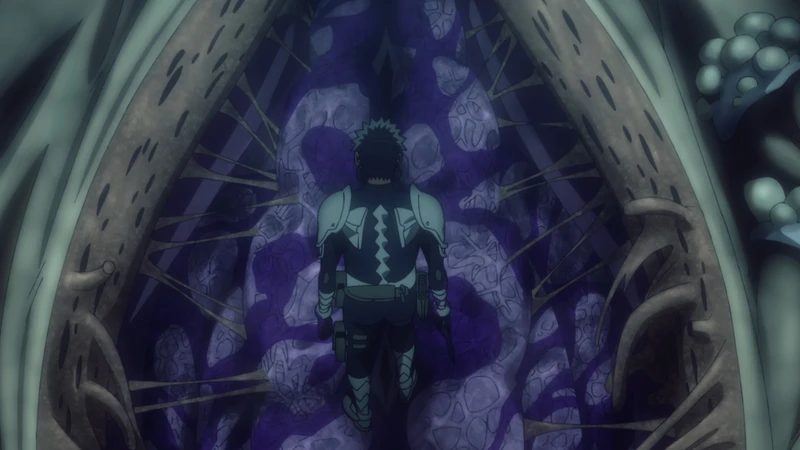 卡夫卡解剖餘獸,並分析出了此次怪獸的弱點。 卡夫卡解剖餘獸,並分析出了此次怪獸的弱點。