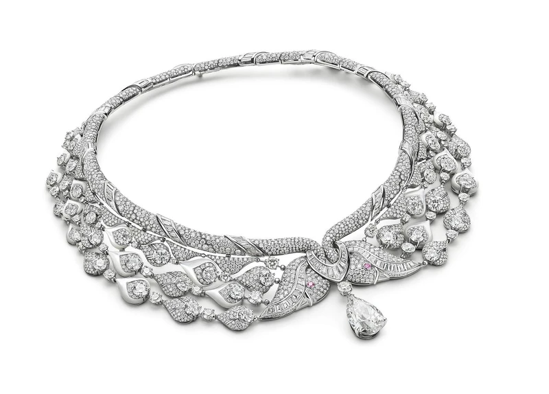BVLGARI MAGNIFICA系列DIAMOND SWAN頂級鑽石項鍊