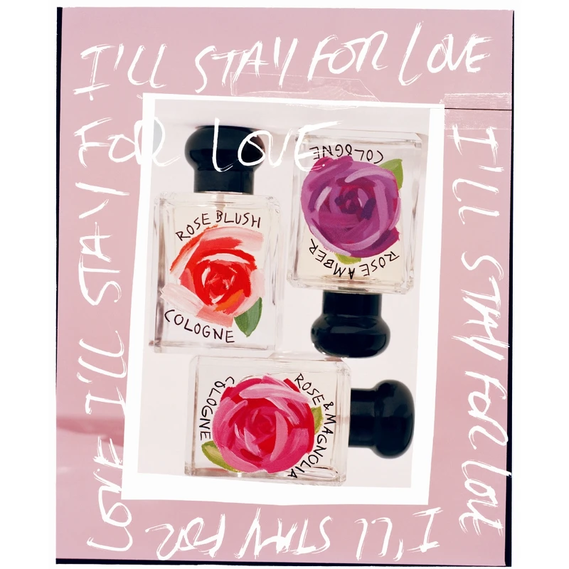 Jo Malone London風格玫瑰系列視覺圖。 Jo Malone London風格玫瑰系列視覺圖。