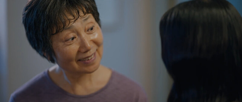 第十四集外婆突然變得炯炯有神，向任率邀功她幹得好，深知任率很想善宰