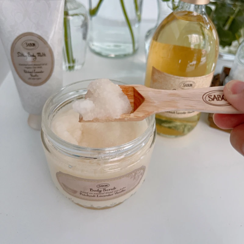 Sabon 2024年全新升級身體磨砂膏實品。 Sabon 2024年全新升級身體磨砂膏實品。