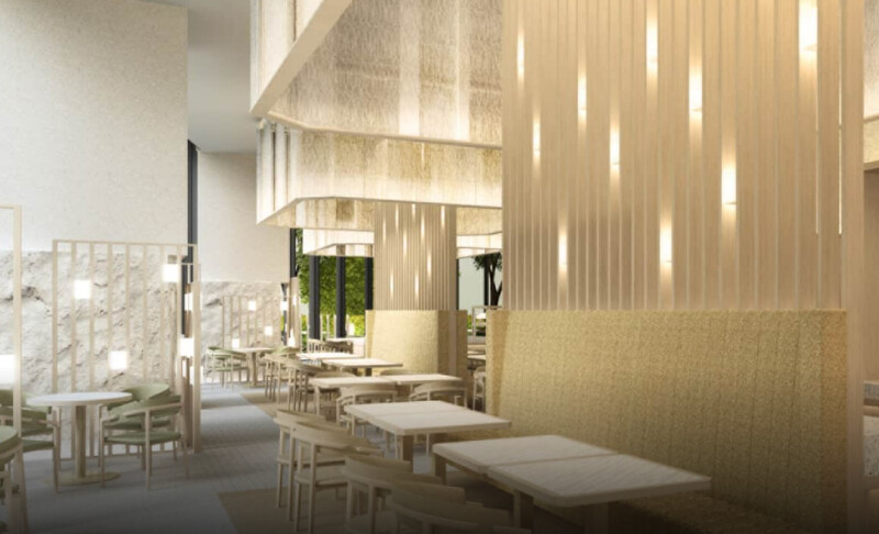 大廳設有全天候餐廳「Jardin」。 大廳設有全天候餐廳「Jardin」。