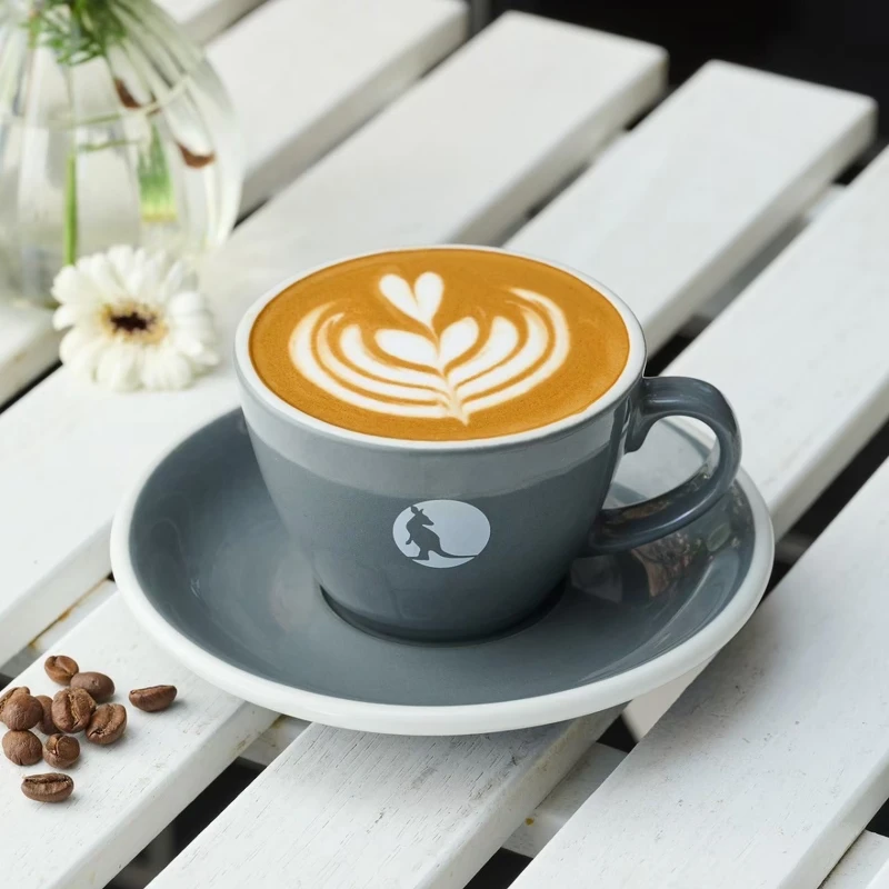 平白咖啡(Flat White)。 平白咖啡(Flat White)。