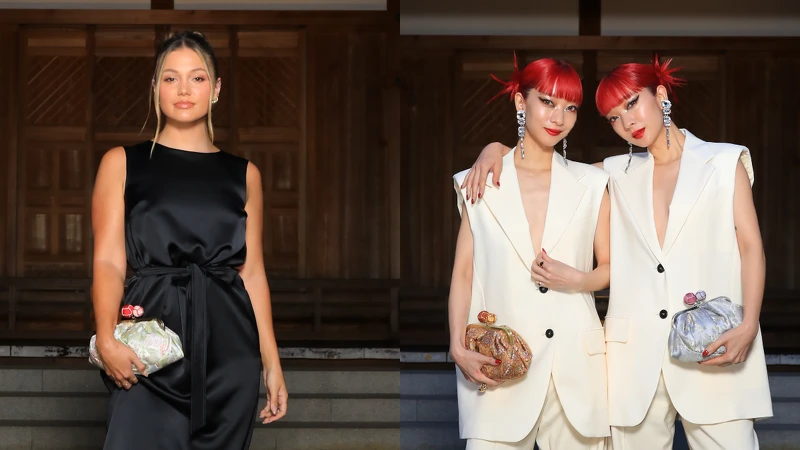 左:Olivia Holt;右:日本時尚雙胞胎姐妹AMIAYA(鈴木姐妹)。 左:Olivia Holt;右:日本時尚雙胞胎姐妹AMIAYA(鈴木姐妹)。