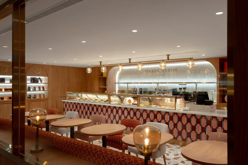 「Café PIERRE HERMÉ PARIS」台北店。 「Café PIERRE HERMÉ PARIS」台北店。