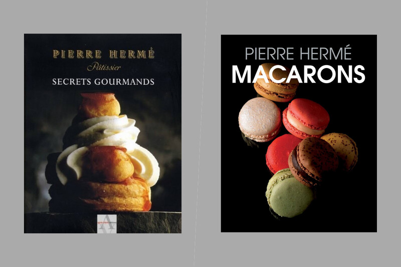 右為首本創作《Secrets Gourmands》,左為《Macaron》是世界烘焙愛好者必收的一本書籍。 右為首本創作《Secrets Gourmands》,左為《Macaron》是世界烘焙愛好者必收的一本書籍。