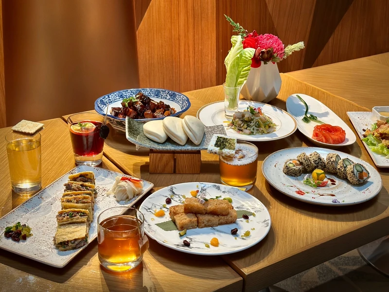 《府城風華.微醺饗宴》豐富的菜色。 《府城風華.微醺饗宴》豐富的菜色。