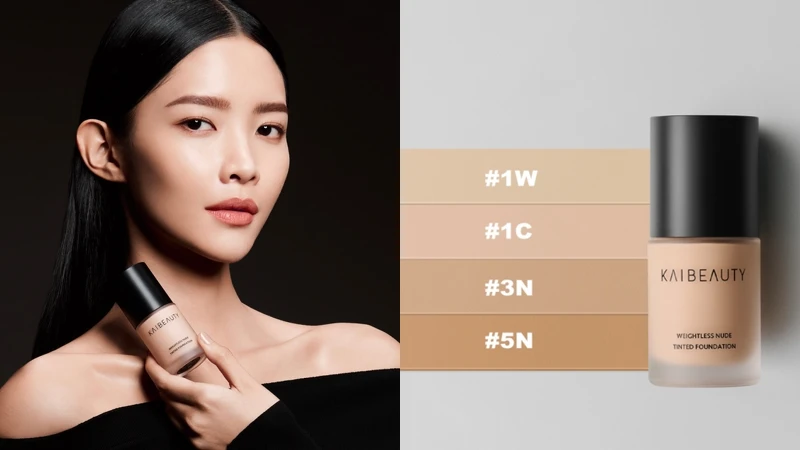 KAIBEAUTY大師訂製奇肌粉底(共4色)，NT1,780