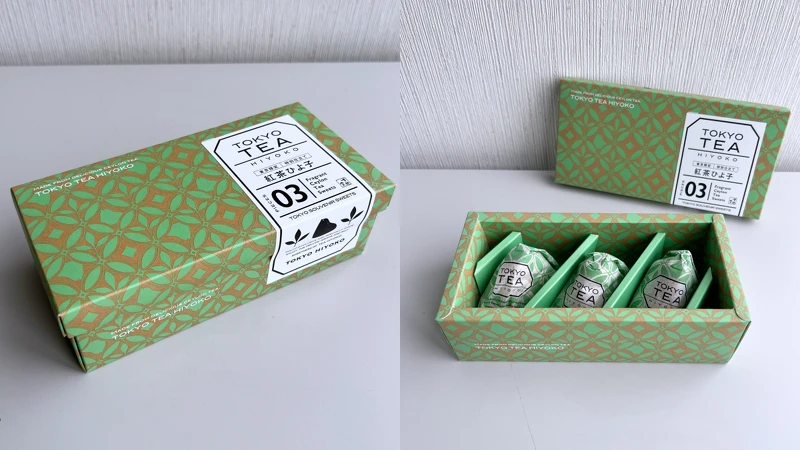 東京ひよ子本舗吉野堂小雞饅頭紅茶限定口味外盒。