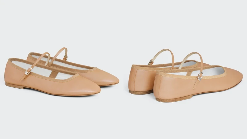 珠光皮革平底鞋 NT.28,500 珠光皮革平底鞋 NT.28,500