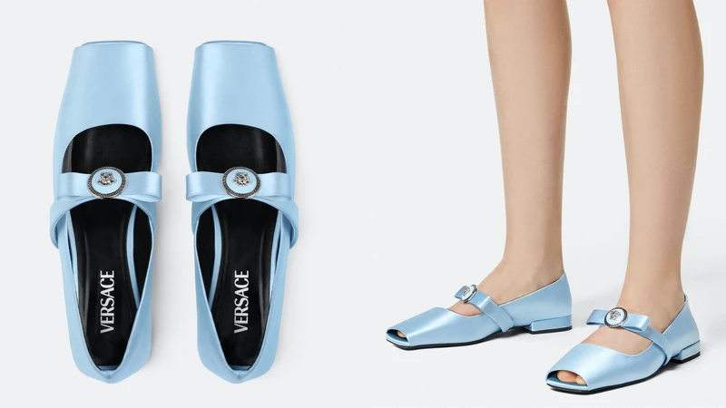 緞面芭蕾舞平底鞋 NT.31,000 緞面芭蕾舞平底鞋 NT.31,000