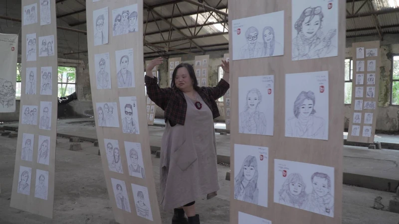 來台期間，畫作除同步於《育成社會福利基金會》網站進行線上展覽。