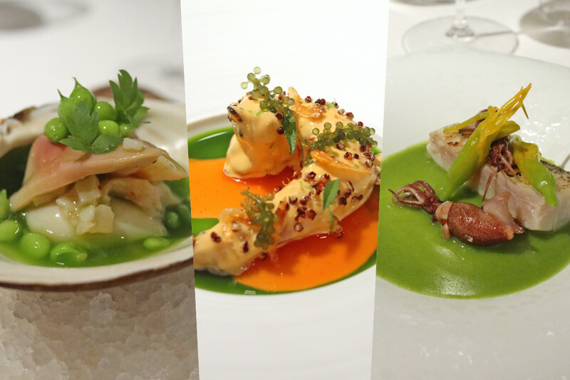 「初夏菜單」上出現了多款夏季限定的海鮮食材。 「初夏菜單」上出現了多款夏季限定的海鮮食材。