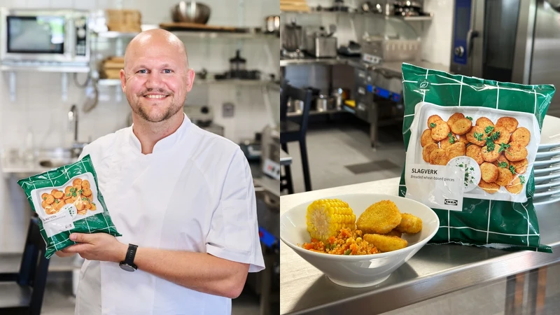 美食專家Daniel秀出預計下半年推出的「植物肉雞塊」! 美食專家Daniel秀出預計下半年推出的「植物肉雞塊」!