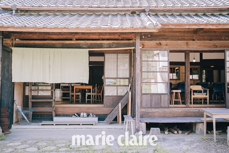 外觀為古民家建築。 外觀為古民家建築。