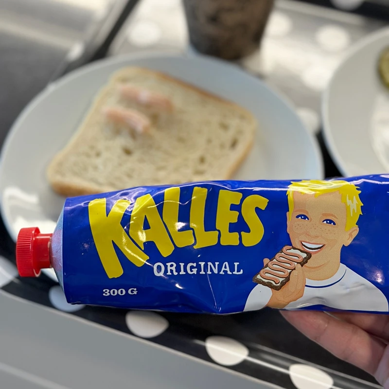 早餐提供國民美食Kalles Kaviar魚子醬 早餐提供國民美食Kalles Kaviar魚子醬