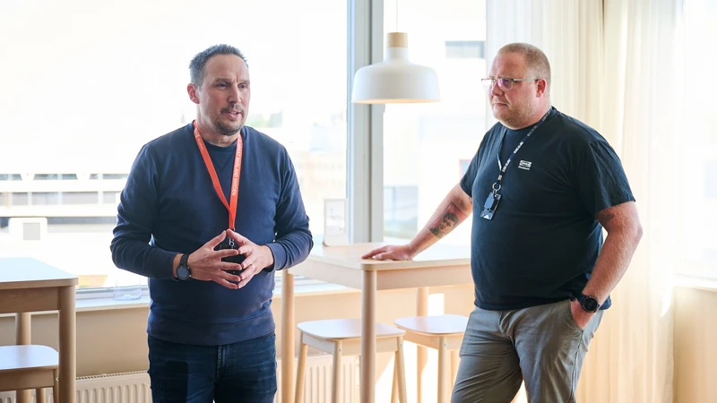 業務經理Pontus Johansson、餐廳經理Björn Johansson介紹IKEA Hotel 業務經理Pontus Johansson、餐廳經理Björn Johansson介紹IKEA Hotel