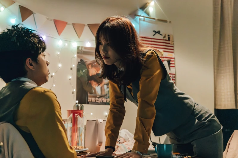 《幸福房屋事件簿》陳庭妮展現強勢作風,攻陷蔡凡熙的心。 《幸福房屋事件簿》陳庭妮展現強勢作風,攻陷蔡凡熙的心。