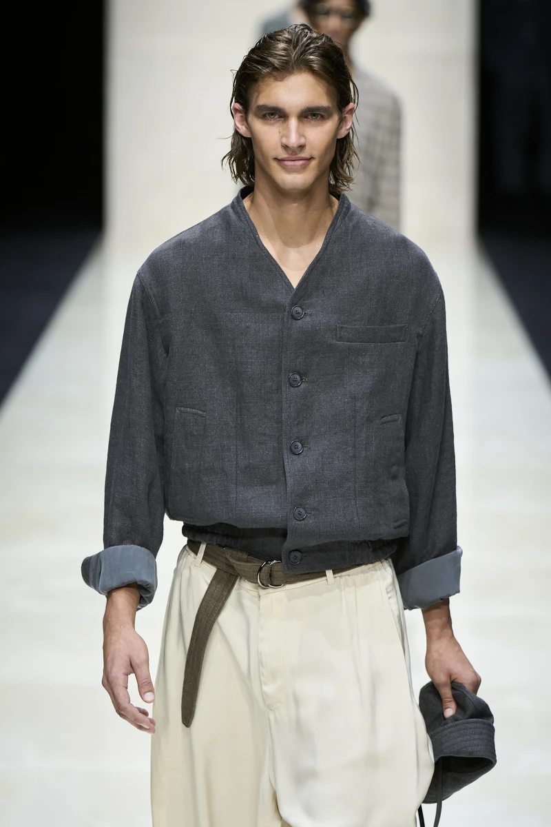 Giorgio Armani 2025SS 男裝系列。