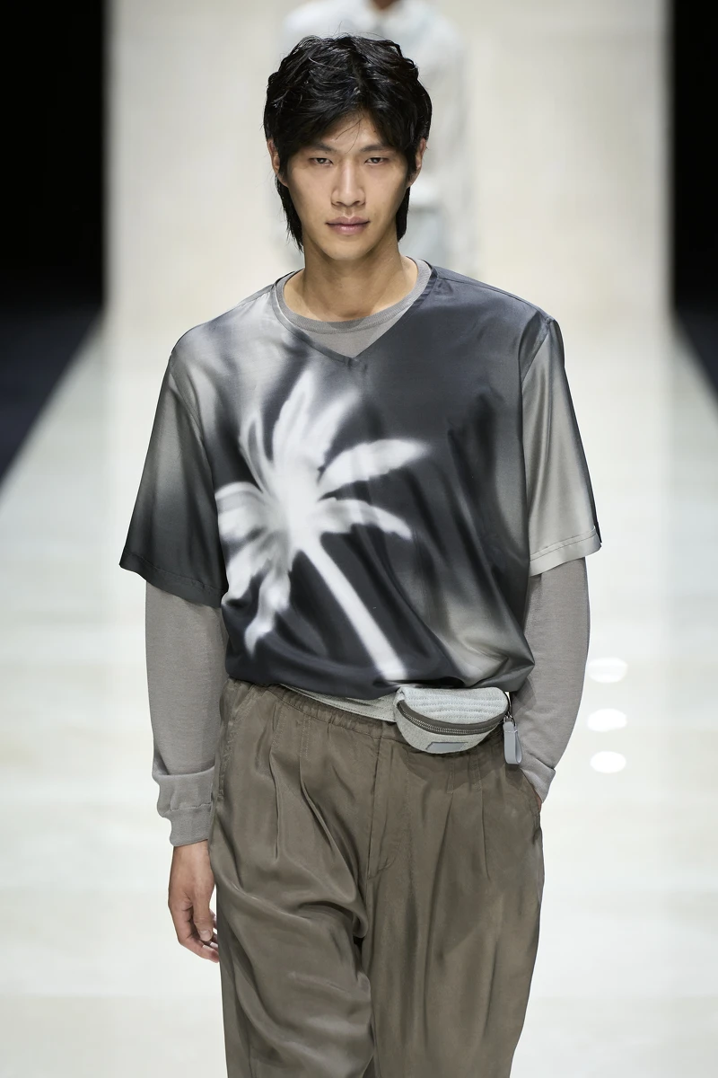 Giorgio Armani 2025SS 男裝系列。