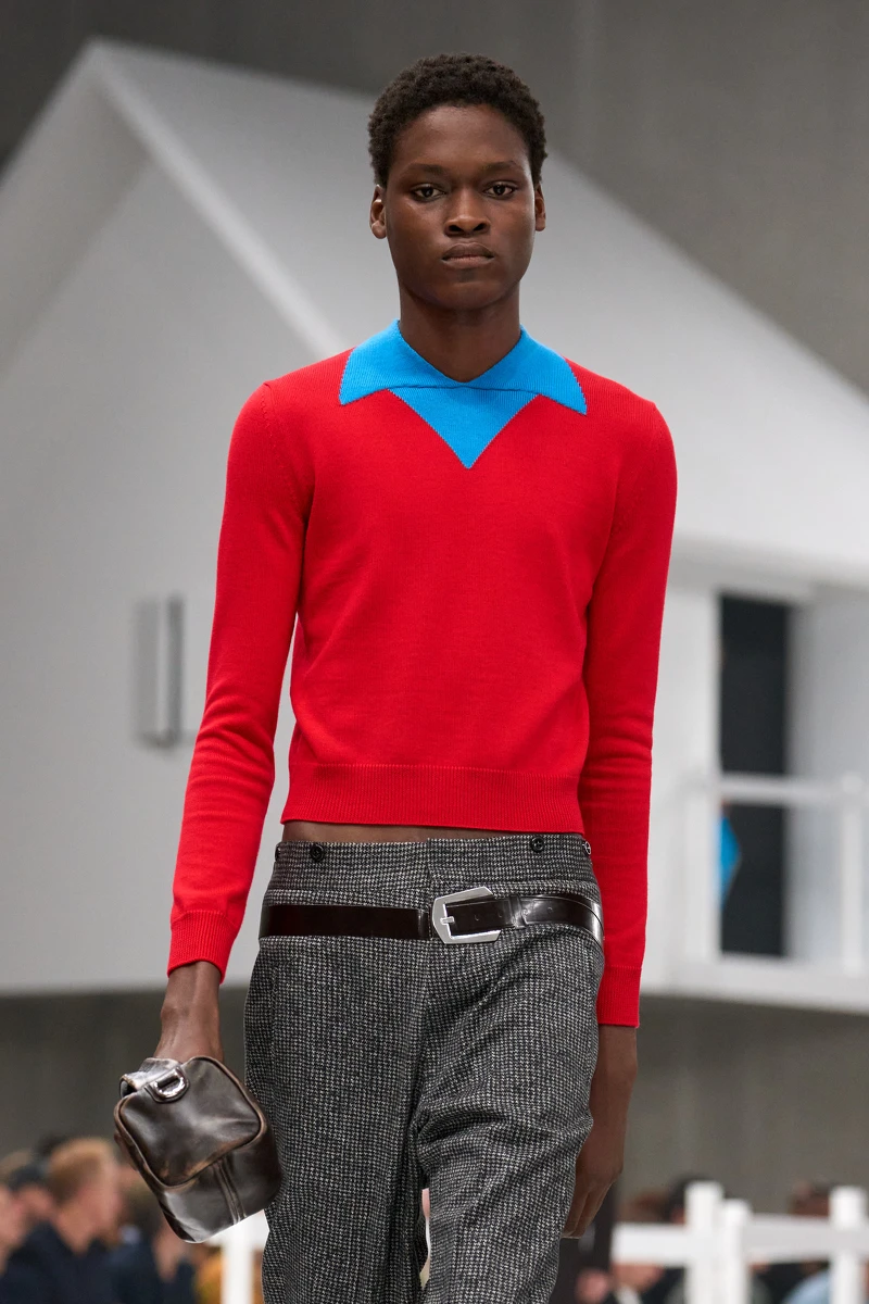 Prada 2025SS 男裝系列。