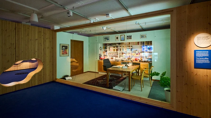 IKEA創辦人在瑞士時期的辦公室