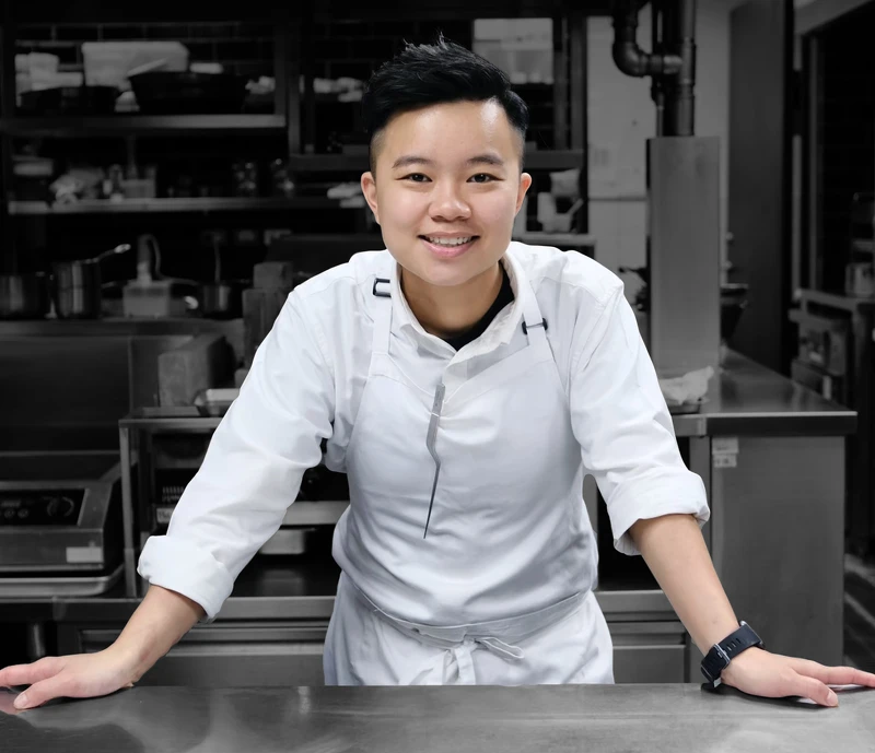 高雄首位女主廚 Ling(許庭綾)。 高雄首位女主廚 Ling(許庭綾)。