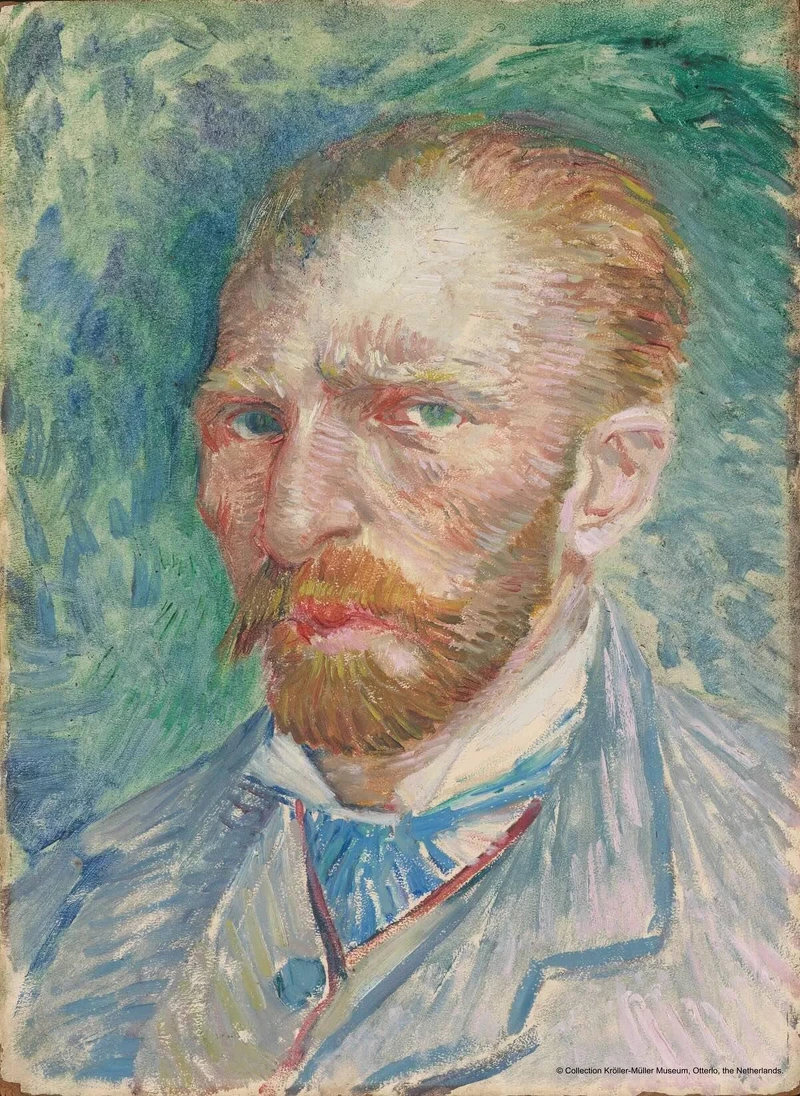 《自畫像》。圖片提供:富邦美術館、聯合數位文創。 《自畫像》。圖片提供:富邦美術館、聯合數位文創。