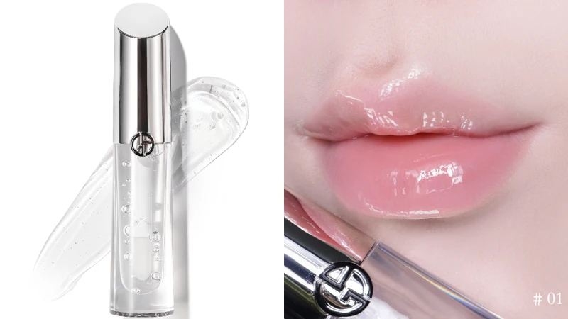 ▴Armani Beauty「訂製奢光潤唇蜜」#01 晶透光 | 3.5ML NT$1,500 ▴Armani Beauty「訂製奢光潤唇蜜」#01 晶透光 | 3.5ML NT$1,500