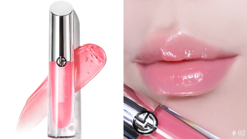 ▴ Armani Beauty「訂製奢光潤唇蜜」#02 粉晶光 | 3.5ML NT$1,500 ▴ Armani Beauty「訂製奢光潤唇蜜」#02 粉晶光 | 3.5ML NT$1,500