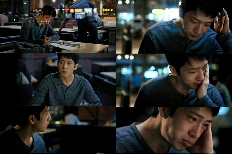 井柏然吃牛排哭戲精湛,連導演都被他的表演觸動。 井柏然吃牛排哭戲精湛,連導演都被他的表演觸動。