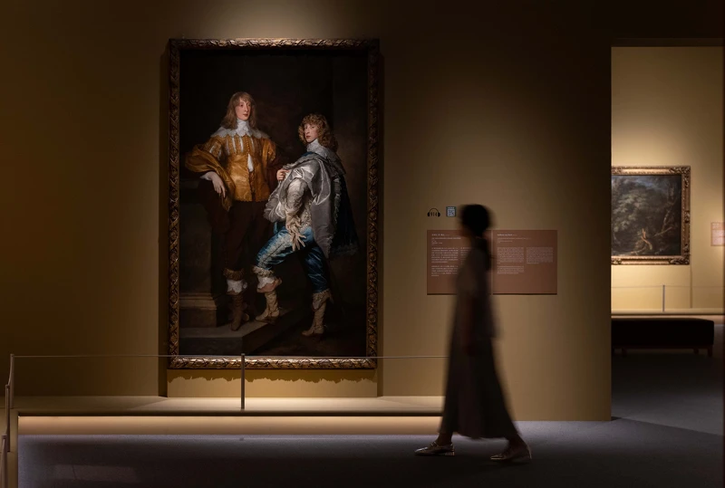 奇美博物館《英國國家藝廊珍藏展》第二單元「從王室到平民：巴洛克繪畫」。圖片提供：奇美博物館。