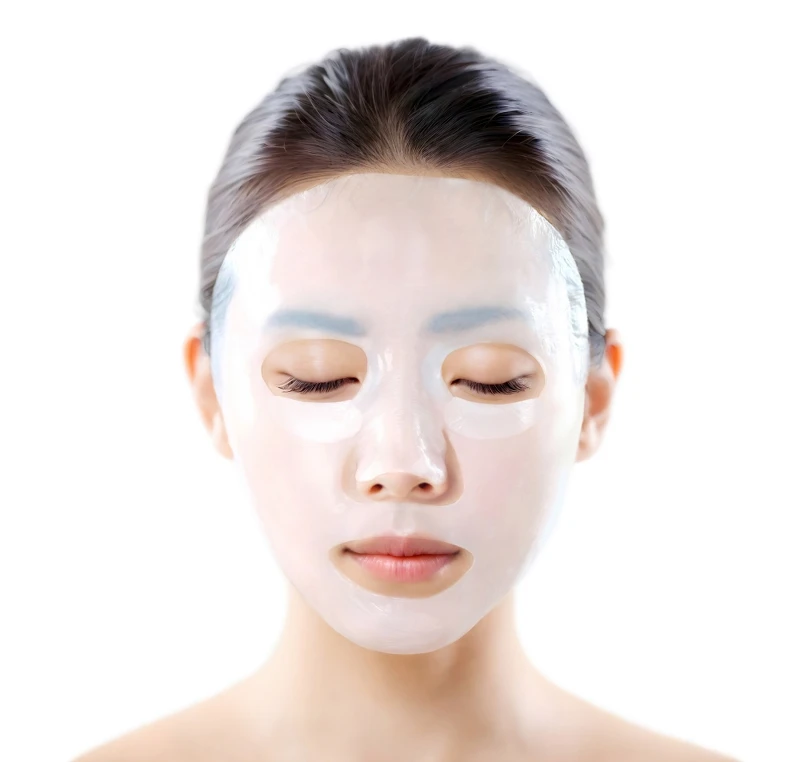 生物纖維面膜使用。