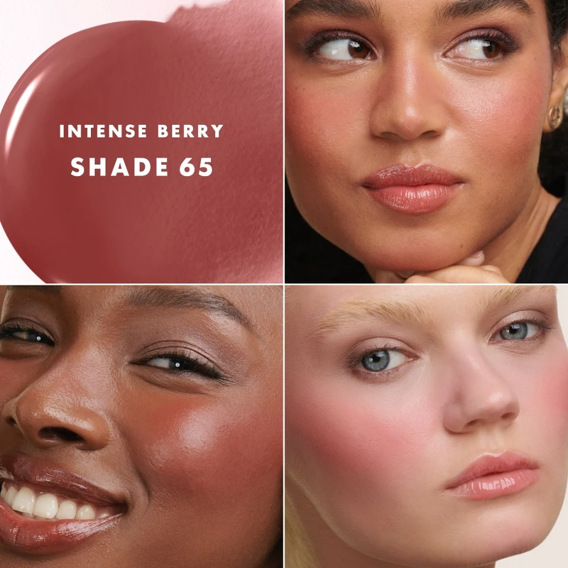 Giorgio Armani輕透亮絲光漂染腮紅露#65模特兒示意圖。