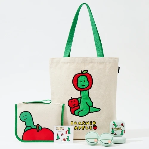 LANEIGE蘭芝遇見Q萌小恐龍JOGUMAN,推出Q萌蘋果托特包。 LANEIGE蘭芝遇見Q萌小恐龍JOGUMAN,推出Q萌蘋果托特包。