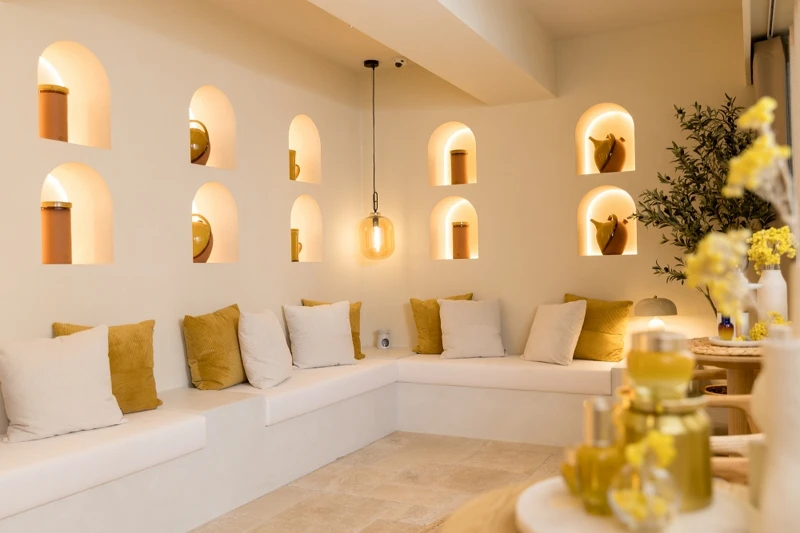 Spa L’OCCITANE歐舒丹美妍美體中心中山店休息區。 Spa L’OCCITANE歐舒丹美妍美體中心中山店休息區。