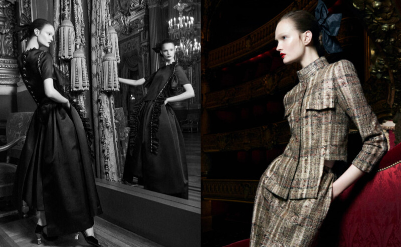 由攝影師Karim Sadli於巴黎歌劇院所拍攝的秀前預覽形象。 由攝影師Karim Sadli於巴黎歌劇院所拍攝的秀前預覽形象。