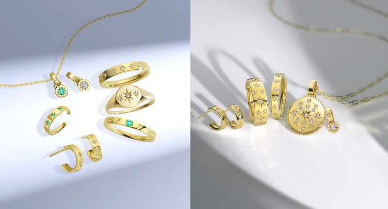 STAR JEWELRY 「CELESTIAL系列」珠寶。