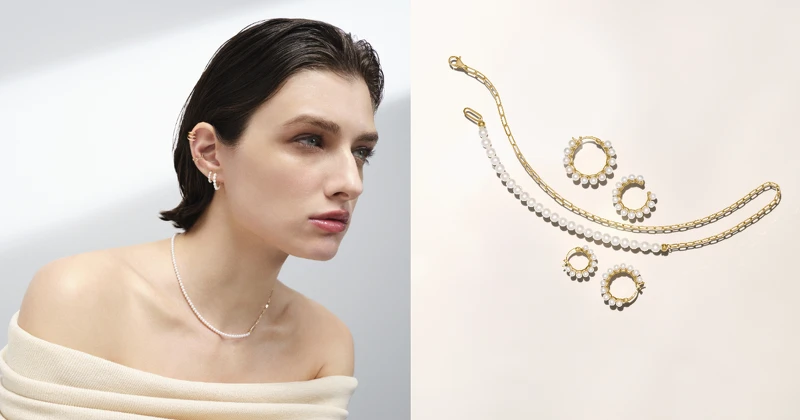 STAR JEWELRY 「FRESH WATER PEARL系列」珠寶。