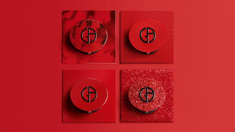  圖片來源：ARMANI BEAUTY｜完美絲絨持久氣墊粉餅 定價3,150-3,500元