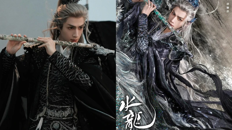 羅雲熙《水龍吟》白髮造型超驚豔,帥成精靈王子。 羅雲熙《水龍吟》白髮造型超驚豔,帥成精靈王子。