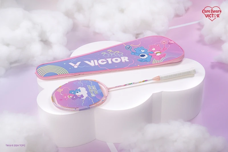 VICTOR X Care Bears 聯名羽球拍+拍袋 NT.3880