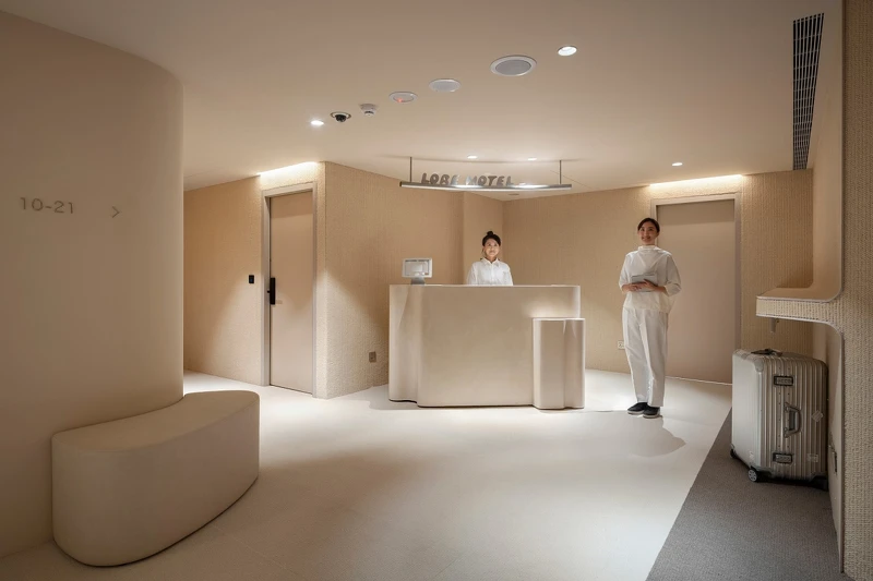 柔和的曲線在空間中無處不在。